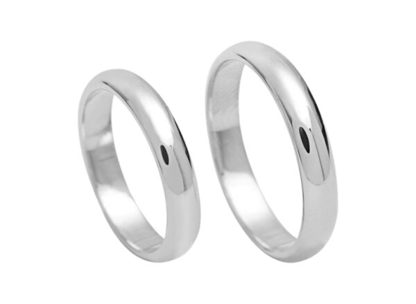 DÚO ARGOLLAS INGLESAS PLATA