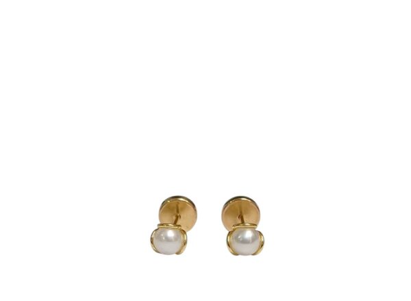 AROS BEBÉ PERLA EN FLOR