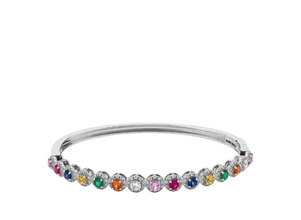 BRAZALETE DIAMANTES Y PIEDRAS