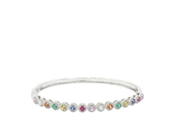BRAZALETE DIAMANTES Y PIEDRAS