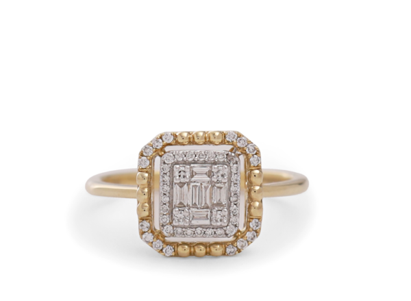 ANILLO ORO LABERINTO II