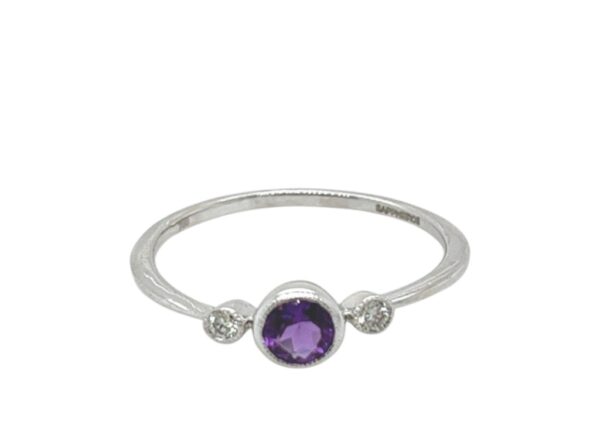 ANILLO ORO LAVANDA