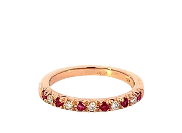 ANILLO CROWN RUBI