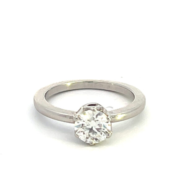 ANILLO PLATINO MOISSANITA