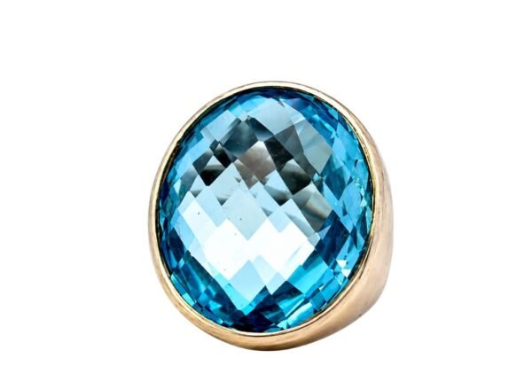 ANILLO TOPACIO AZUL