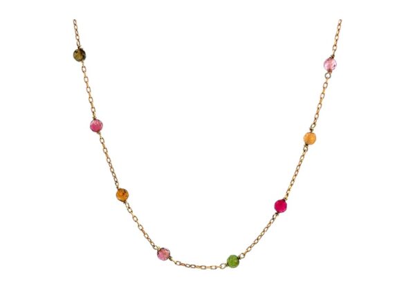 PULSERA ORO Y PIEDRAS