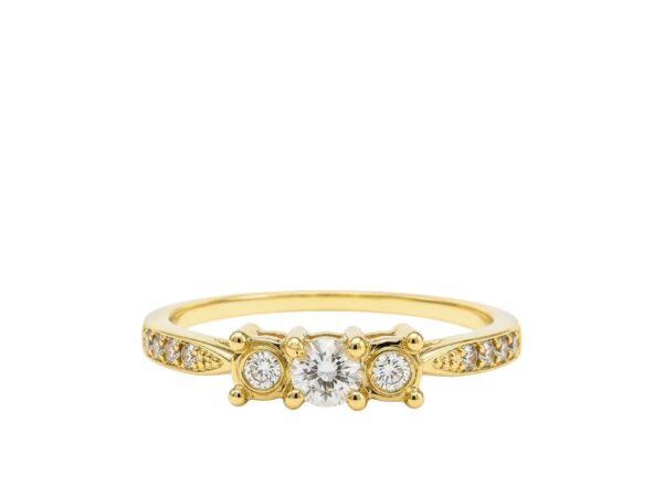ANILLO ORO TRICILLO I