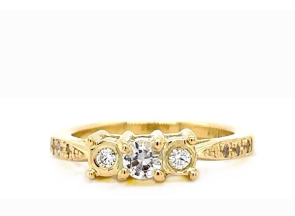 ANILLO ORO TRICILLO I