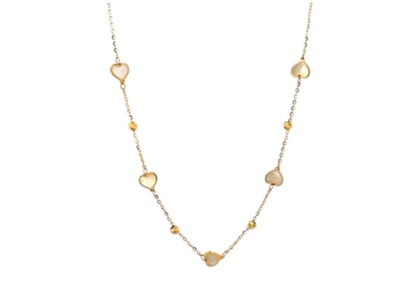 COLLAR ORO CORAZONES