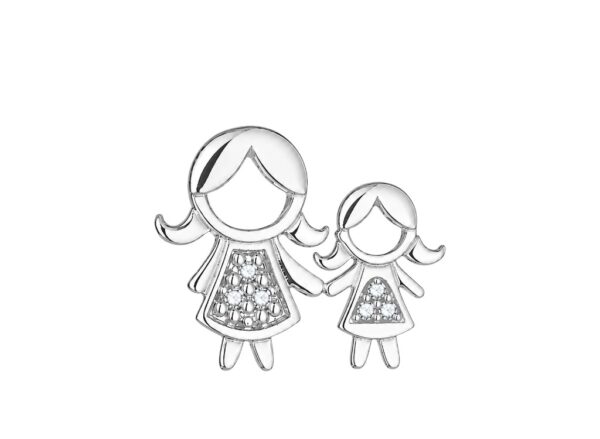 COLGANTE NIÑA Y MADRE