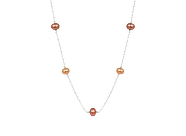 COLLAR PERLAS DORADAS